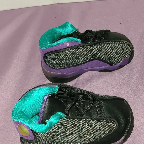 Air Jordan 13 Retro Toddler Baby Size 4 C Holographic Sparkle - Picture 3 of 7